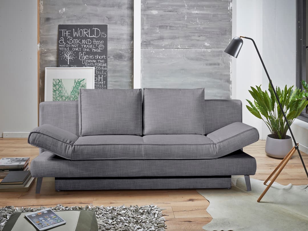 Schlafsofa River | Grau