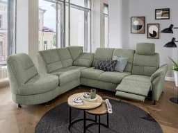 Ecksofa Borken | Grün