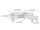 Ecksofa Grontario | Mehrfarbig 4