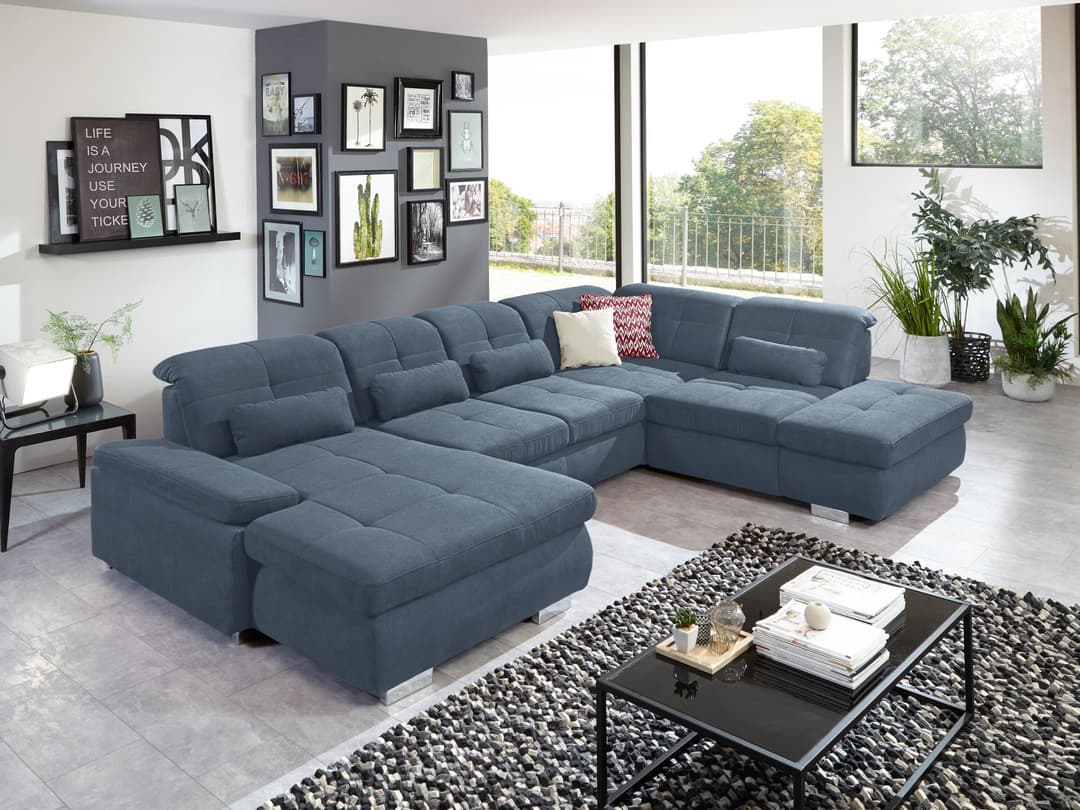 Wohnlandschaft Meleto II | Blau