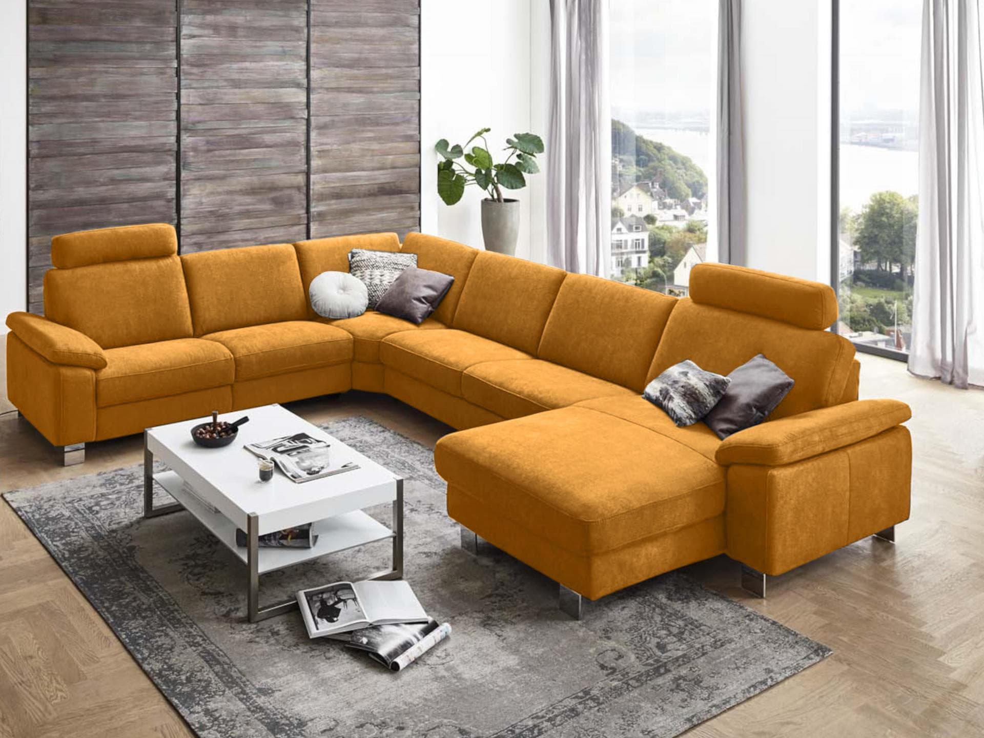 Wohnlandschaft Helikon VIII | Orange