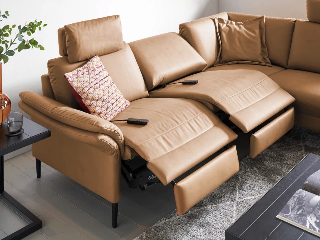 Ecksofa Carpin | Grau
