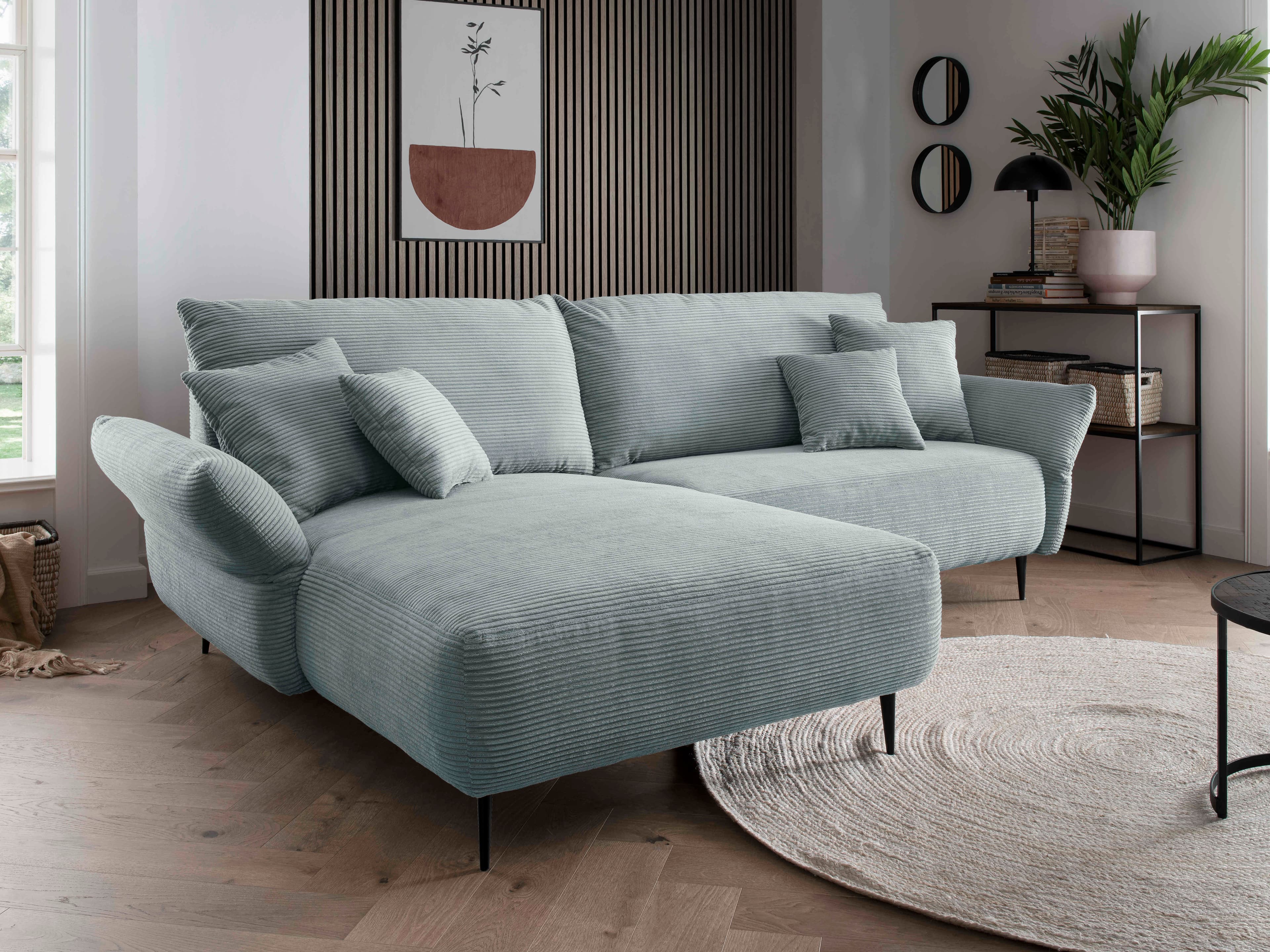 Ecksofa Bagira | Blau