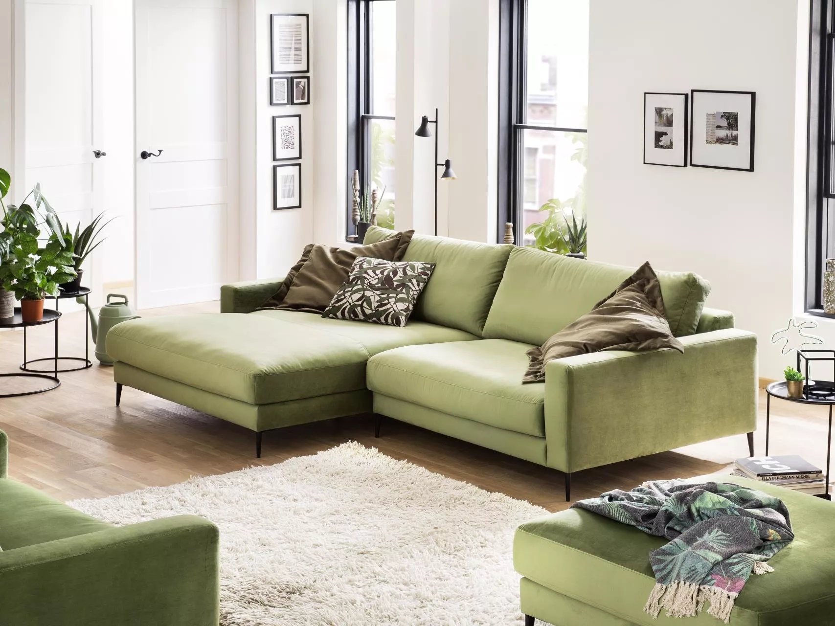 Ecksofa Cortino III | Grün