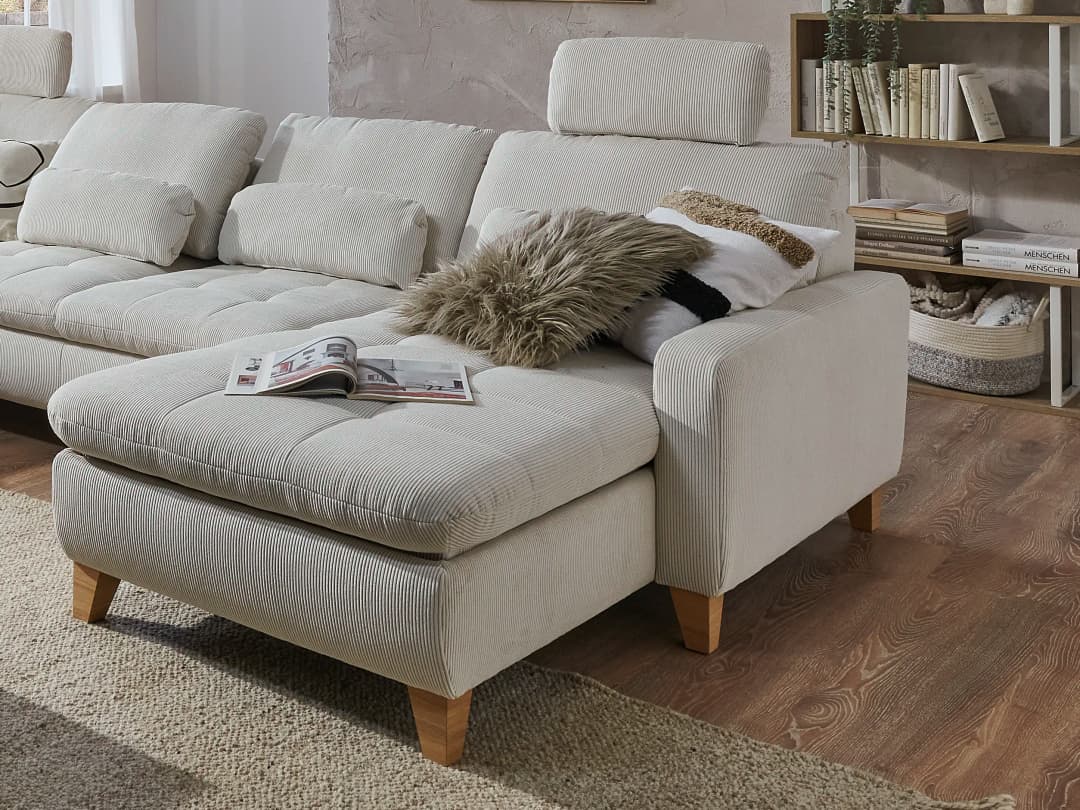 Wohnlandschaft Merida | Beige