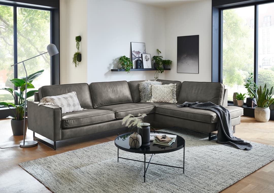 Ecksofa Kellan | Grau