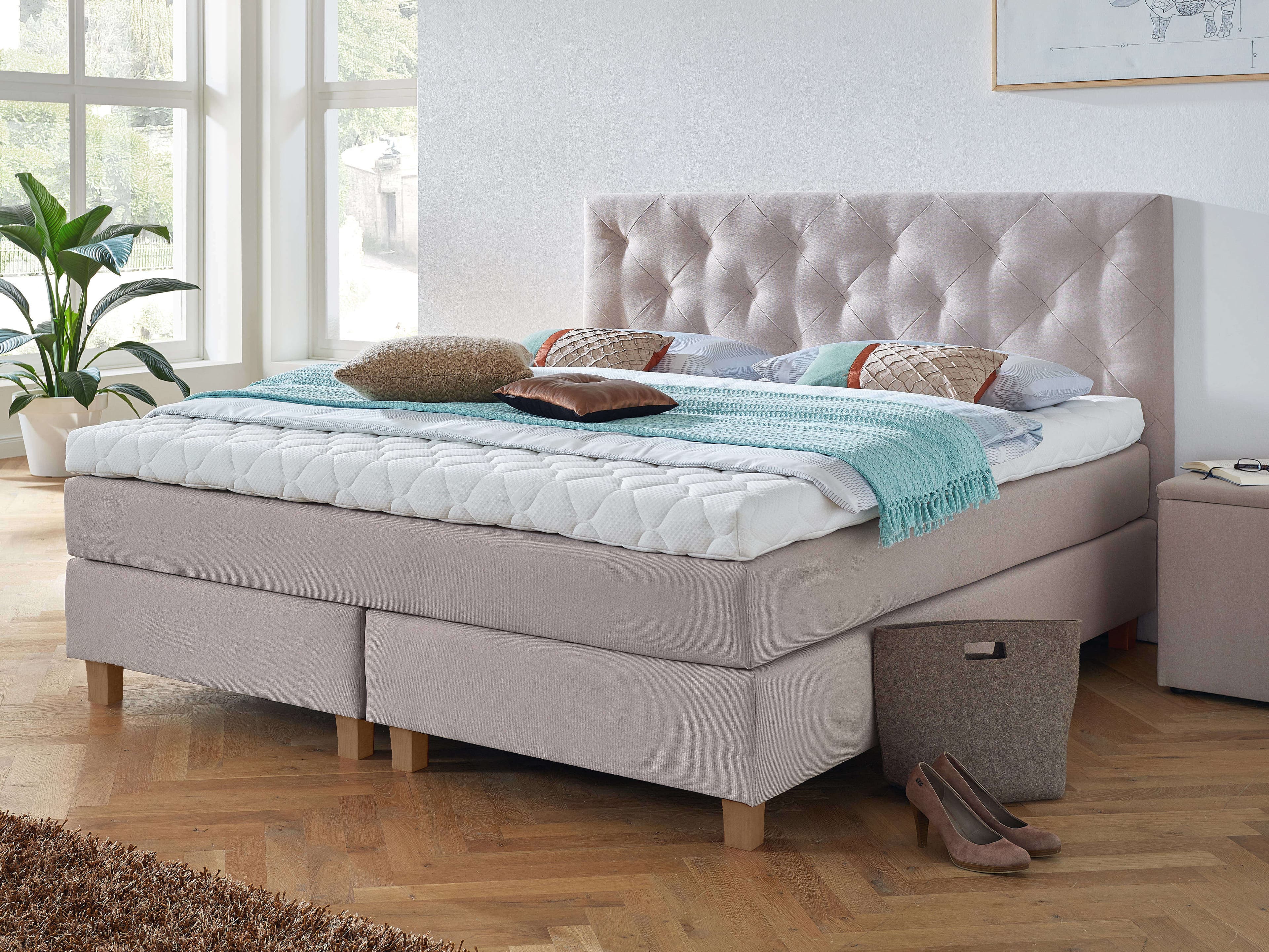 Boxspringbett Salea II | Mehrfarbig