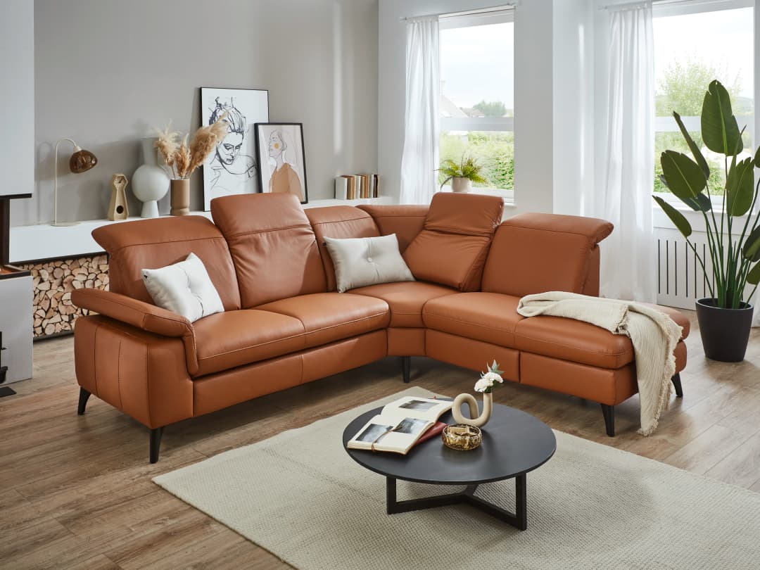 Ecksofa Pune | Braun