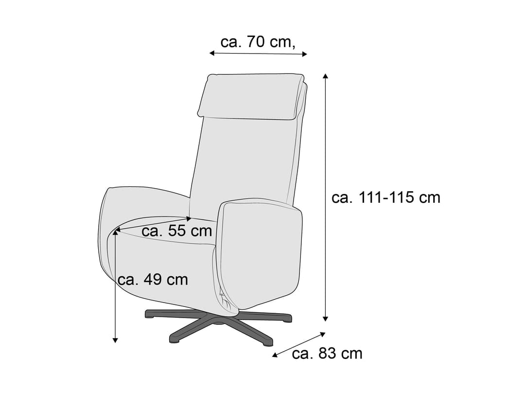 Relaxsessel Poppi III | Grau