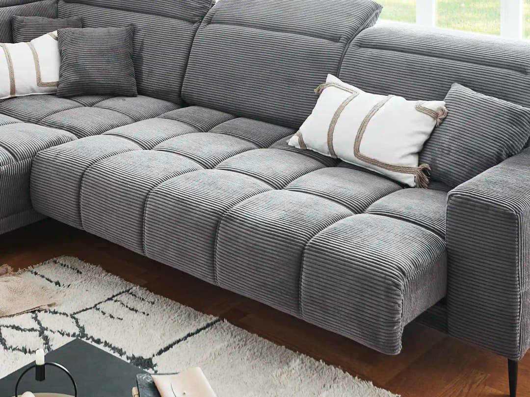 Ecksofa Irun V | Grau