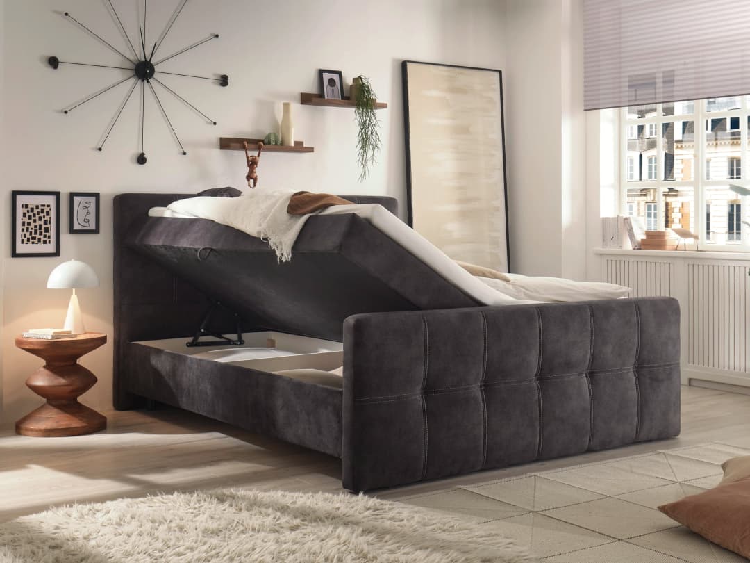 Boxbett Basbek | Grau