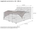 Boxspringbett Brucianes II | Beige 3