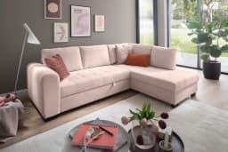 Ecksofa Hailey | Rosa