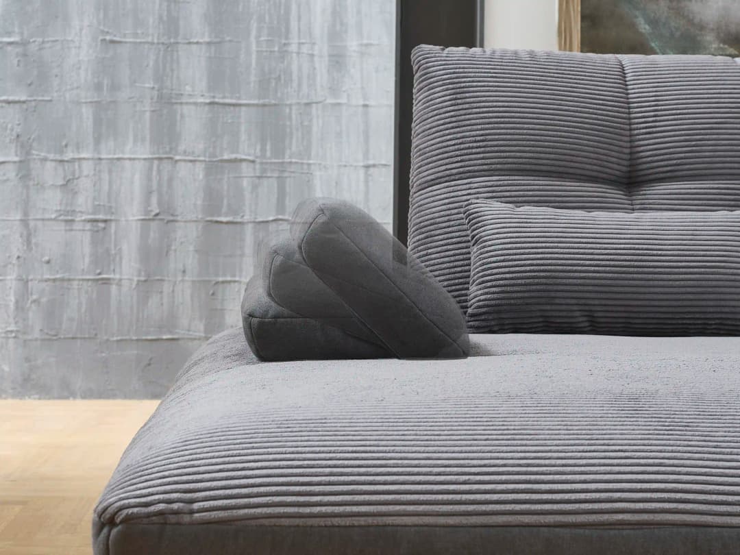 Ecksofa Paola VII | Grau