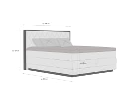 Boxspringbett Cossau | Grün