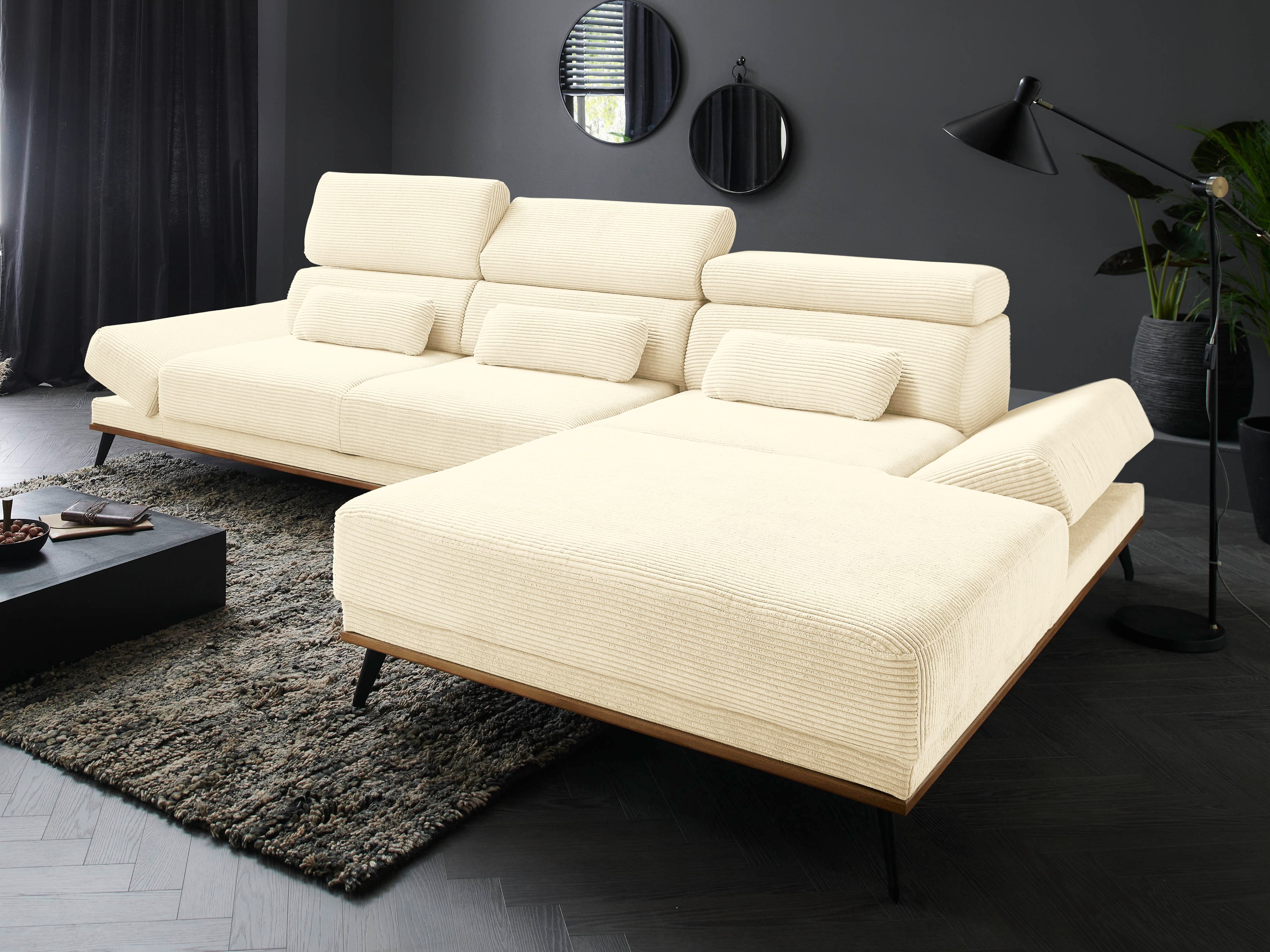 Ecksofa Irida | Weiß