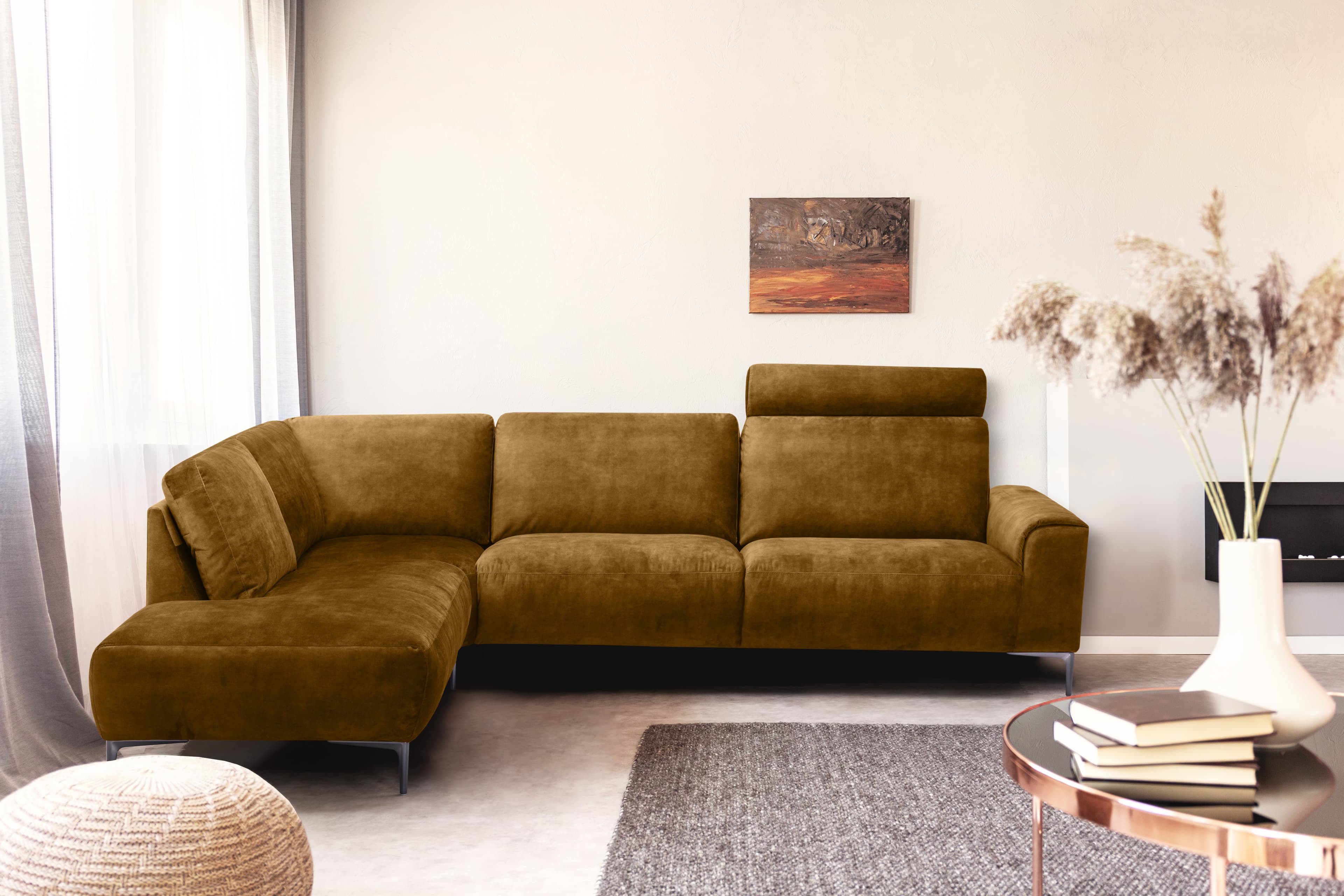Ecksofa Kapoterra II | Gelb