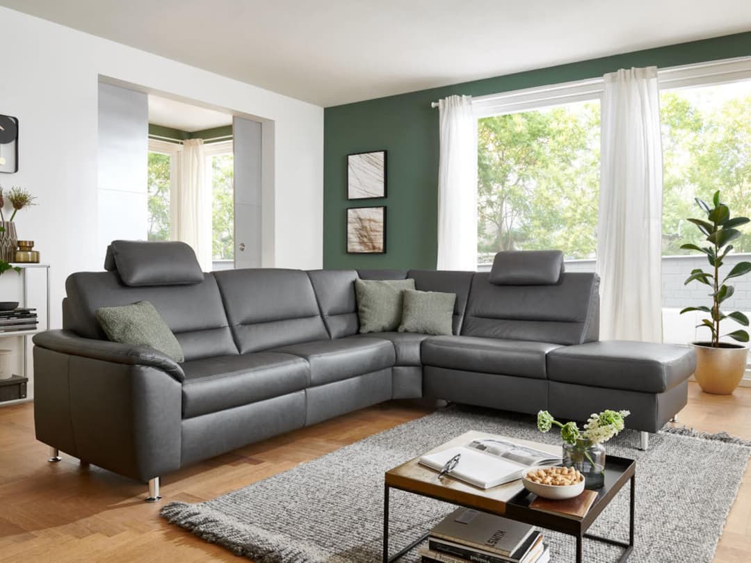 Ecksofa Provesano | Grau