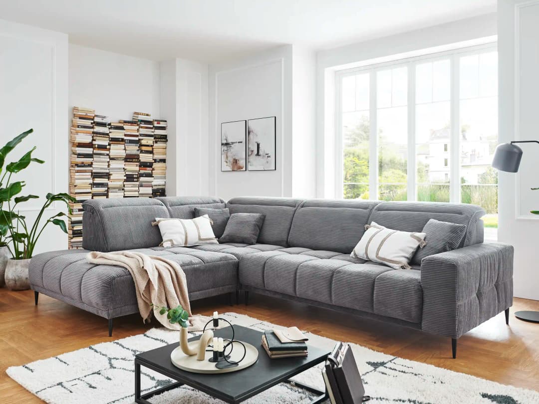 Ecksofa Irun V | Grau