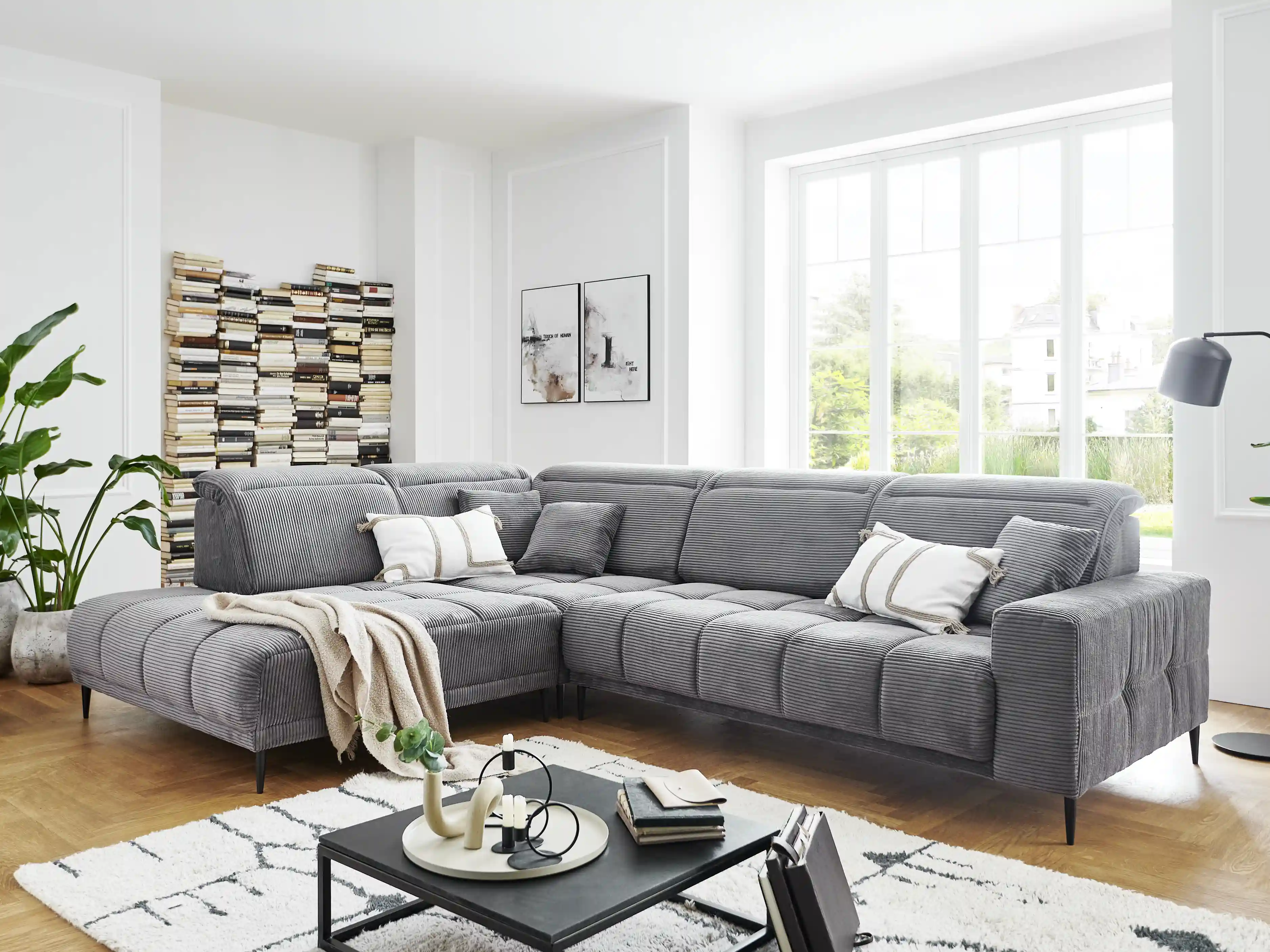 Ecksofa Irun V | Grau