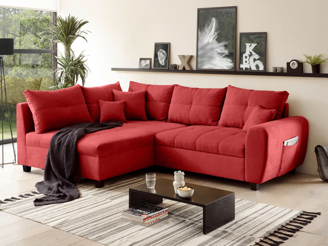 Ecksofa Briella | Rot