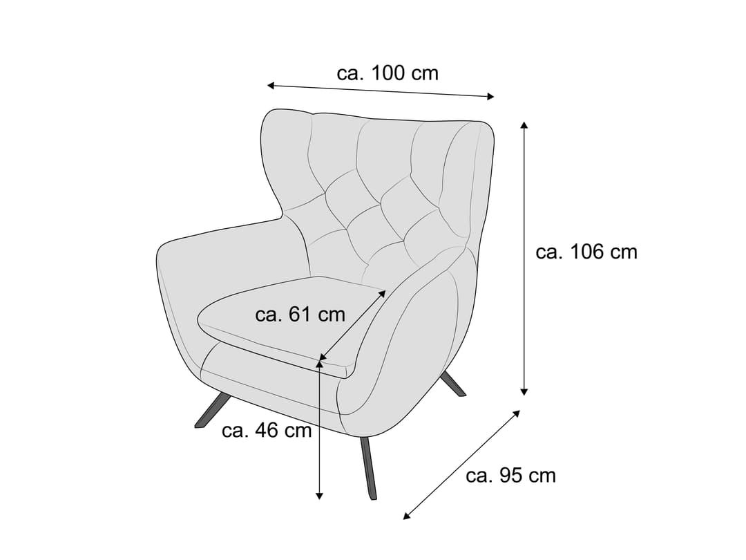 Sessel Cadimare IV | Grün