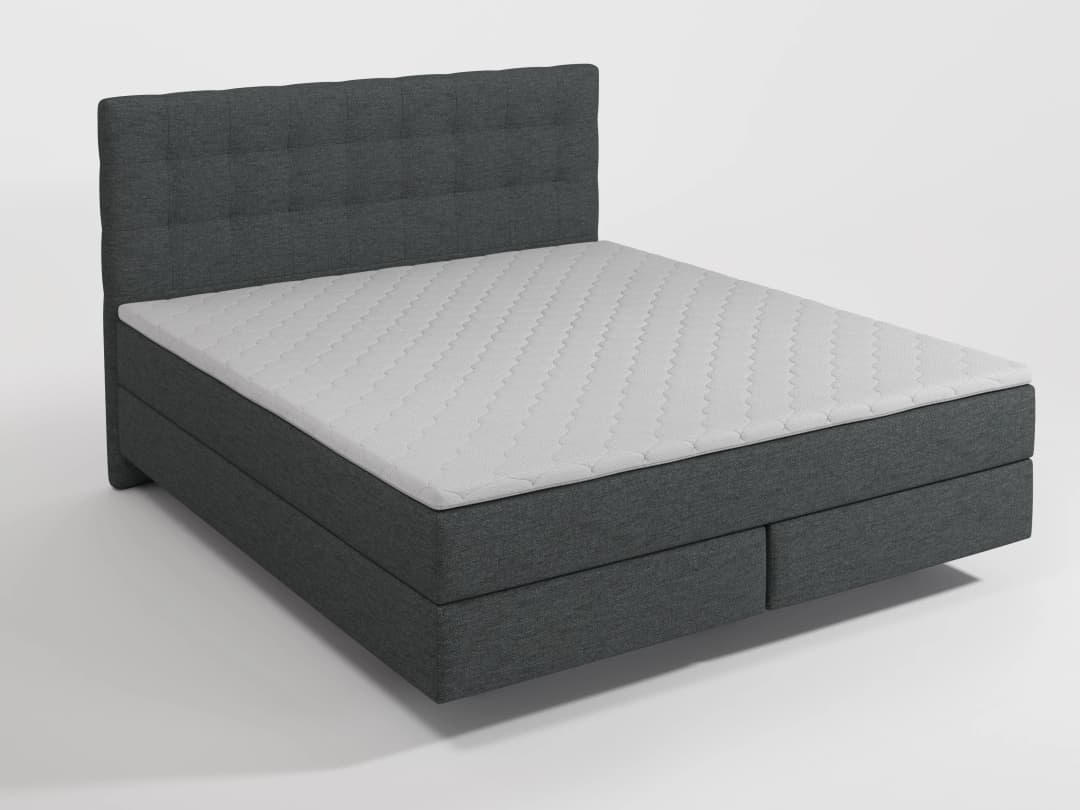 Boxspringbett Salci | Grau