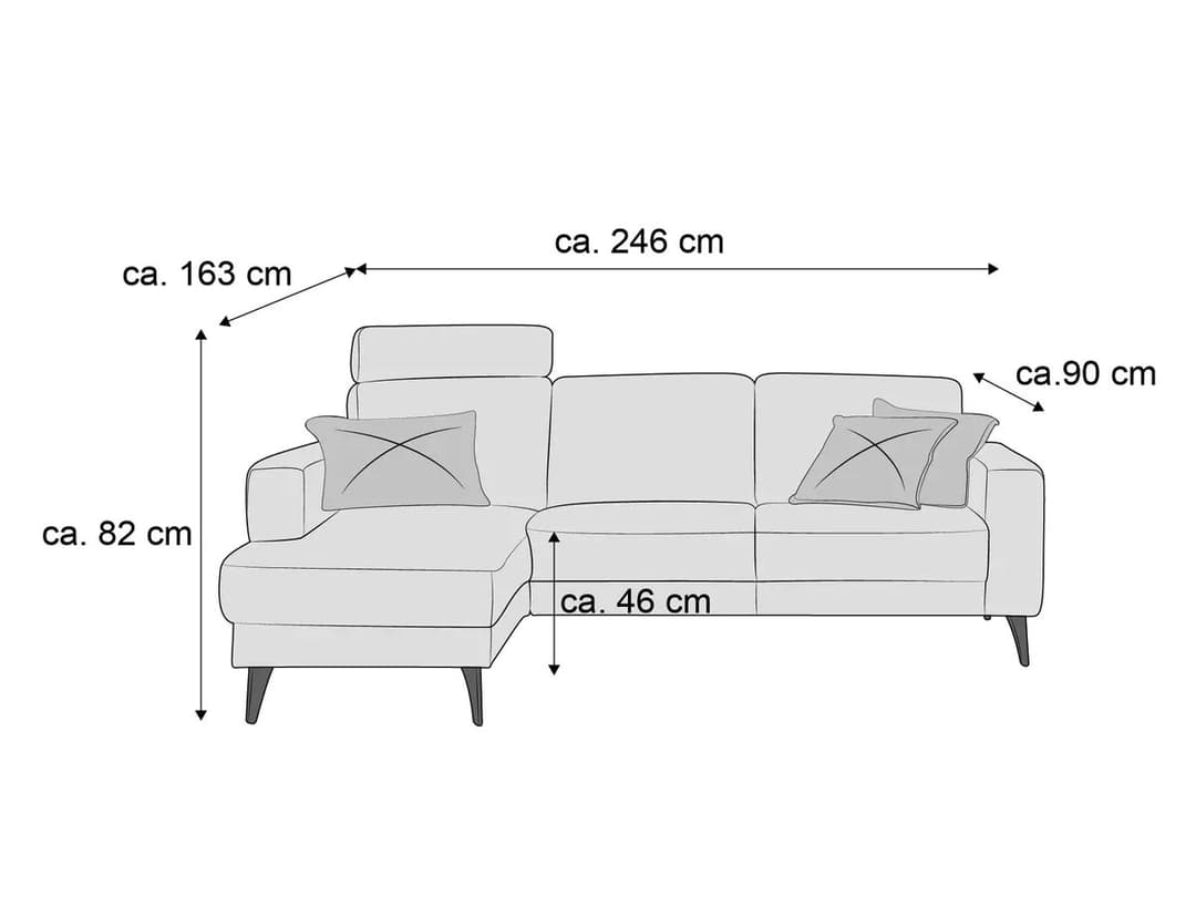 Ecksofa Karlson | Grün