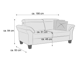 Einzelsofa Scandicci VII | Weiß