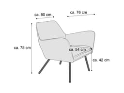 Sessel Zandir | Grün