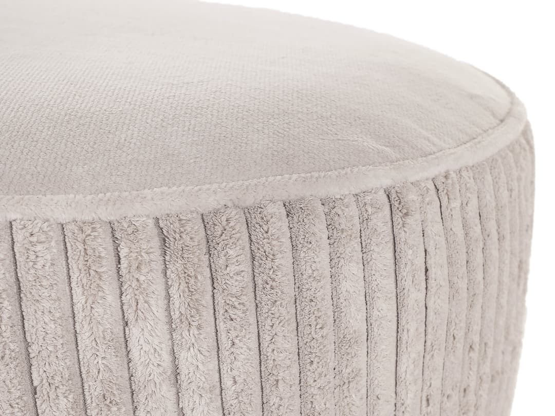 Kabs Polsterhocker Gemma II | Weiß