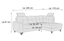Ecksofa Samara | Beige 2
