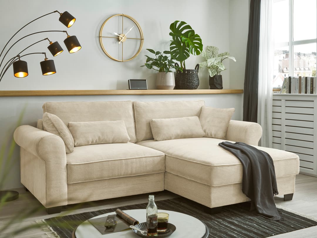 Ecksofa Berny | Grau