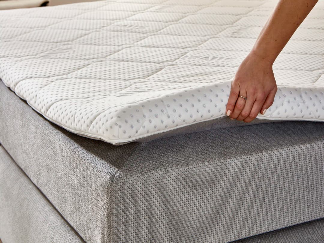 Boxspringbett Serne | Grau