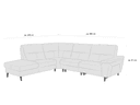 Ecksofa Minsk | Grau 2