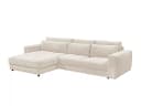 Ecksofa Brescia | Weiß
