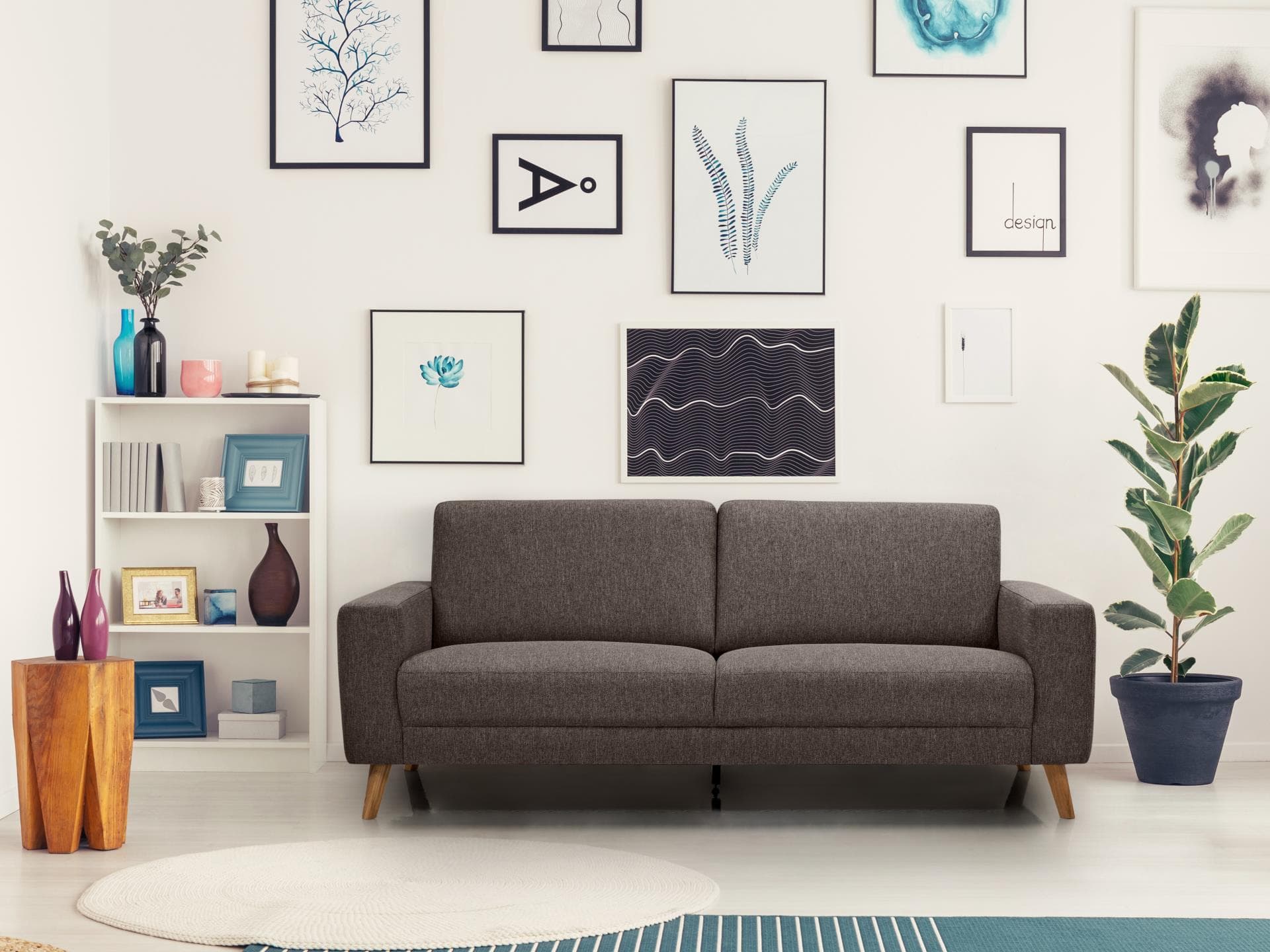 Einzelsofa Kamino V | Braun