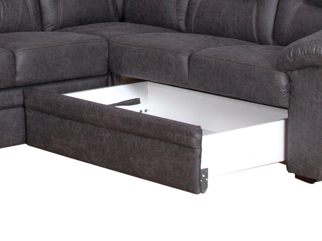 Ecksofa Mesero IV | Grau