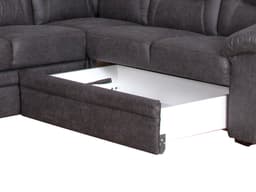 Ecksofa Mesero IV | Grau