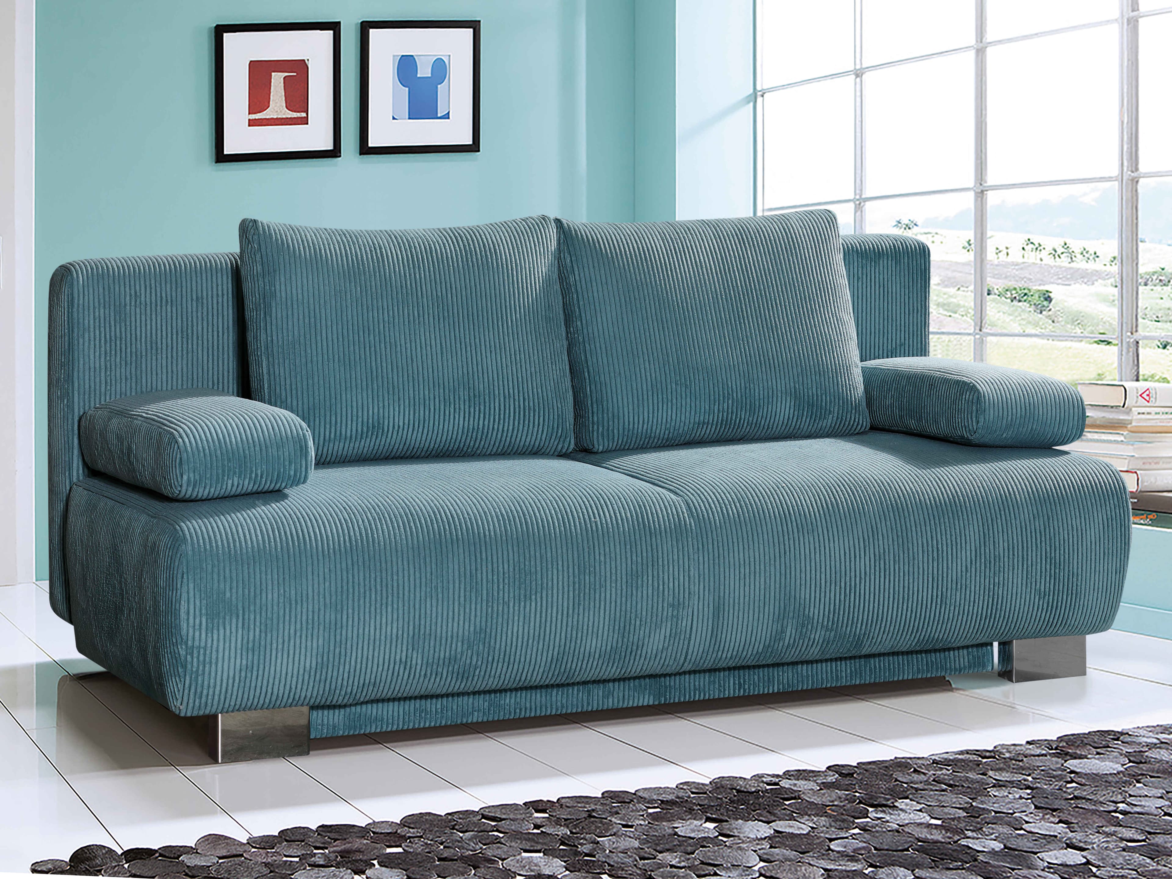 Schlafsofa Raali | Türkis