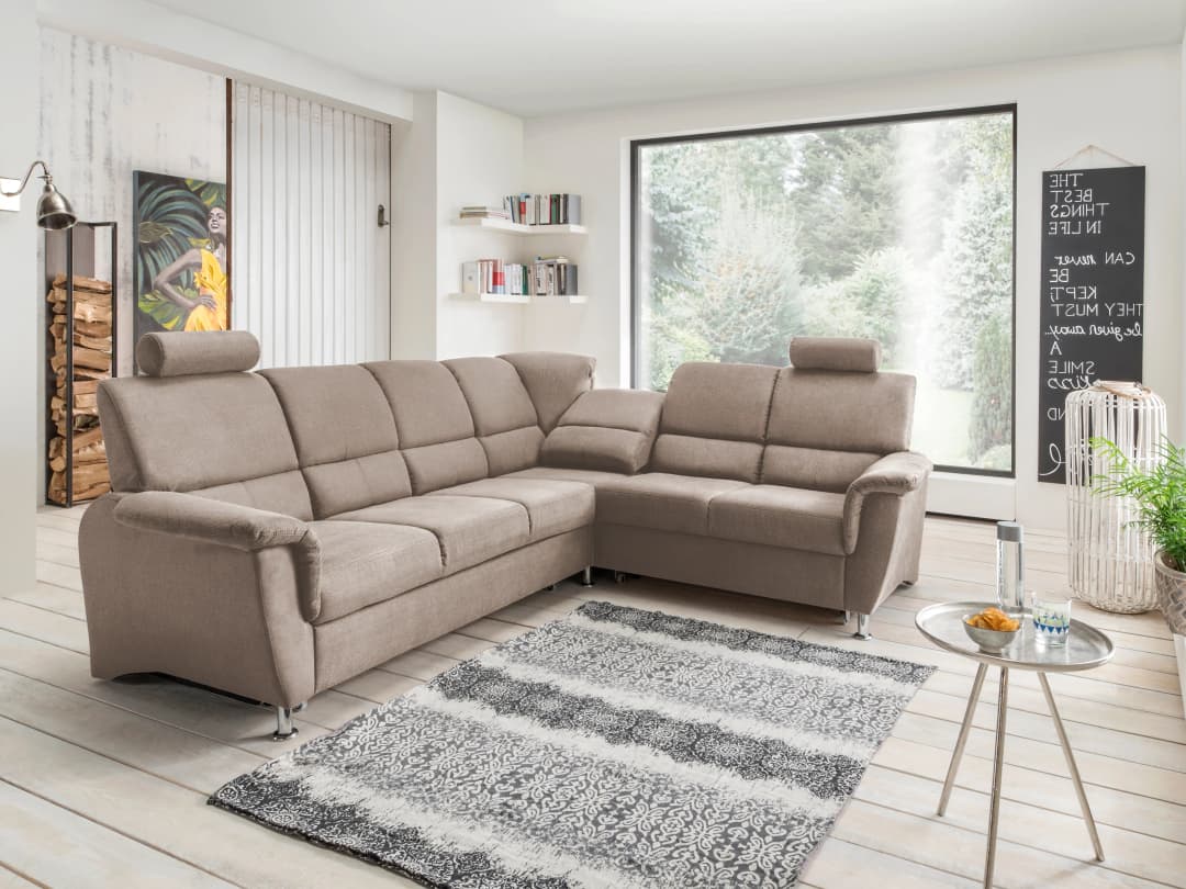 Ecksofa Bulma III | Braun