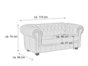 Einzelsofa Margret II | Braun 4