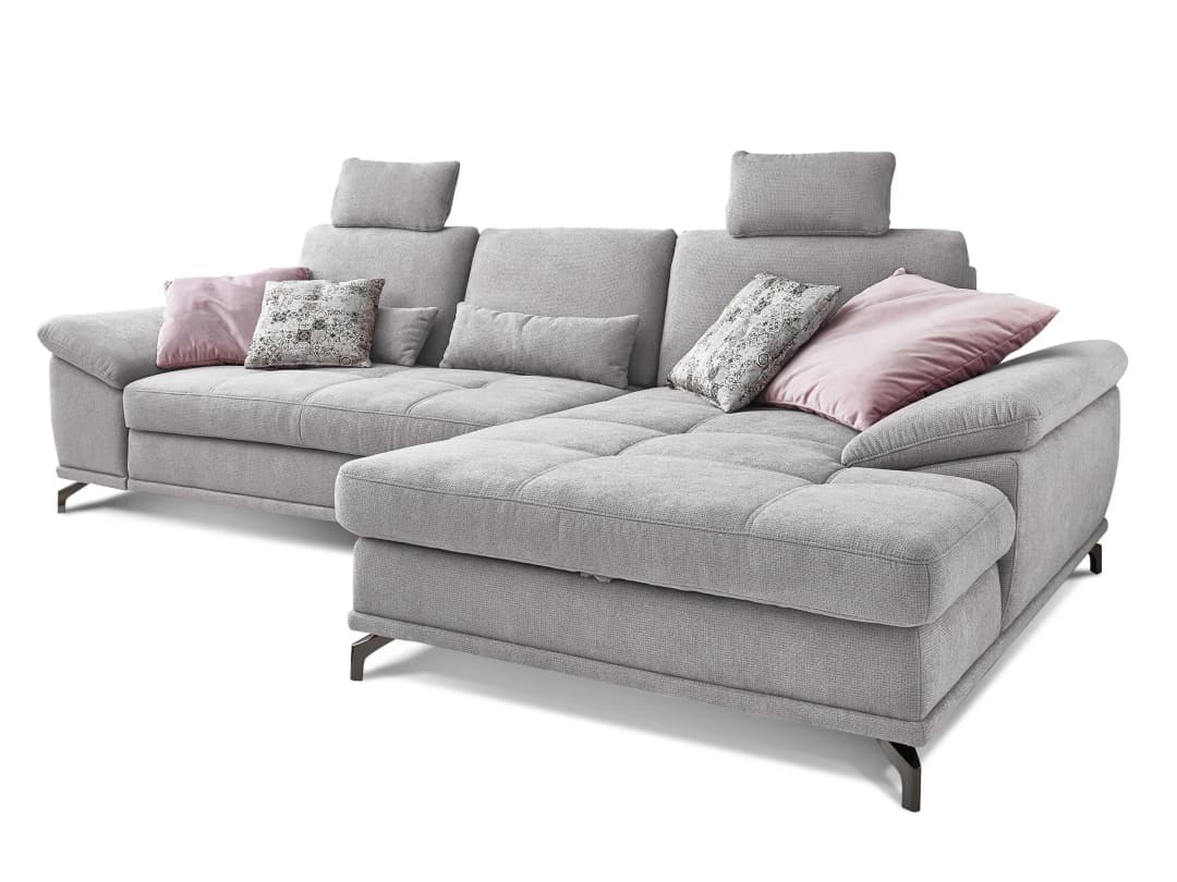 Ecksofa Saratow | Grau