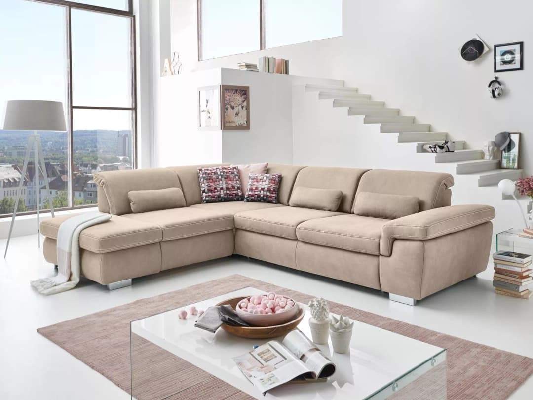 Ecksofa Montello | Grau