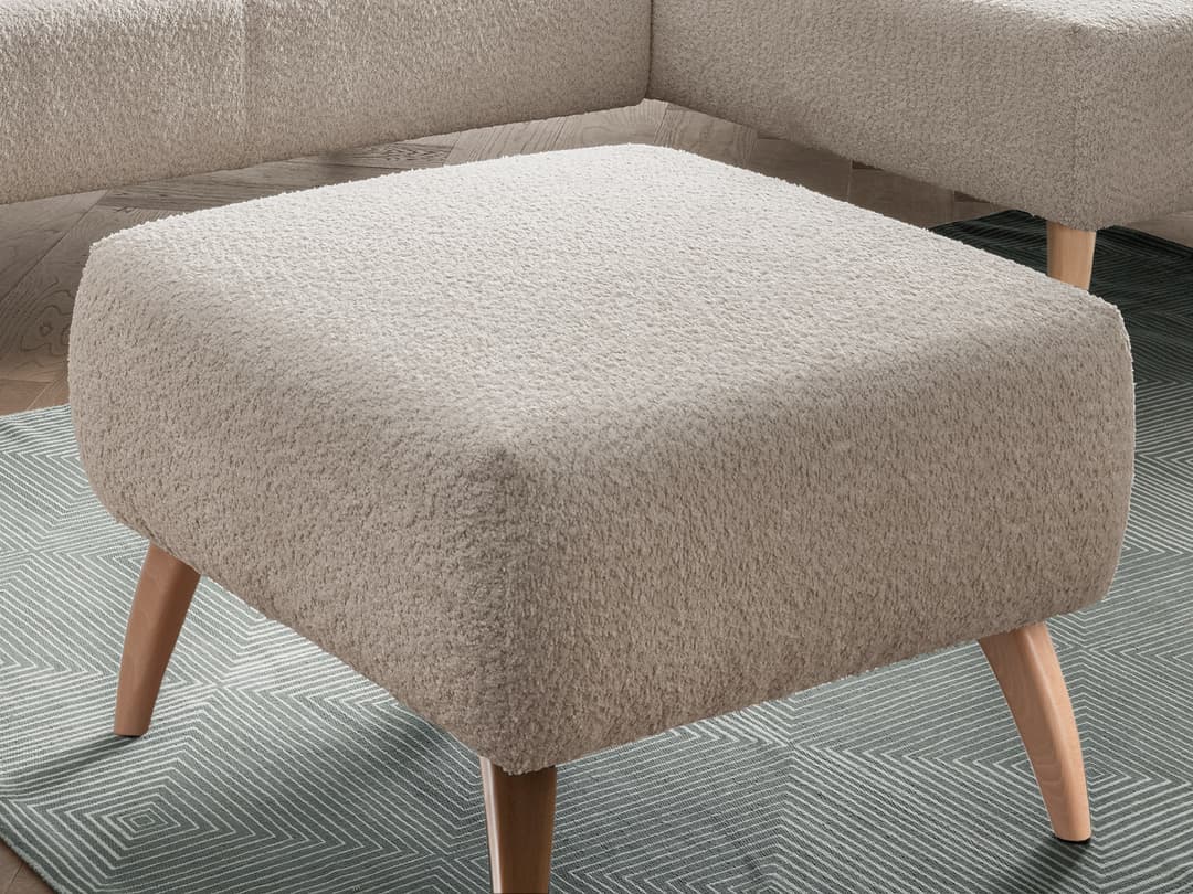 Ecksofa Birga | Weiß