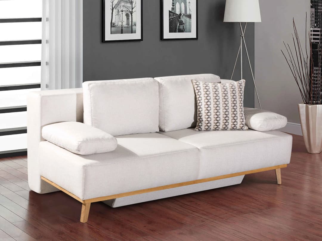 Schlafsofa Renno | Weiß