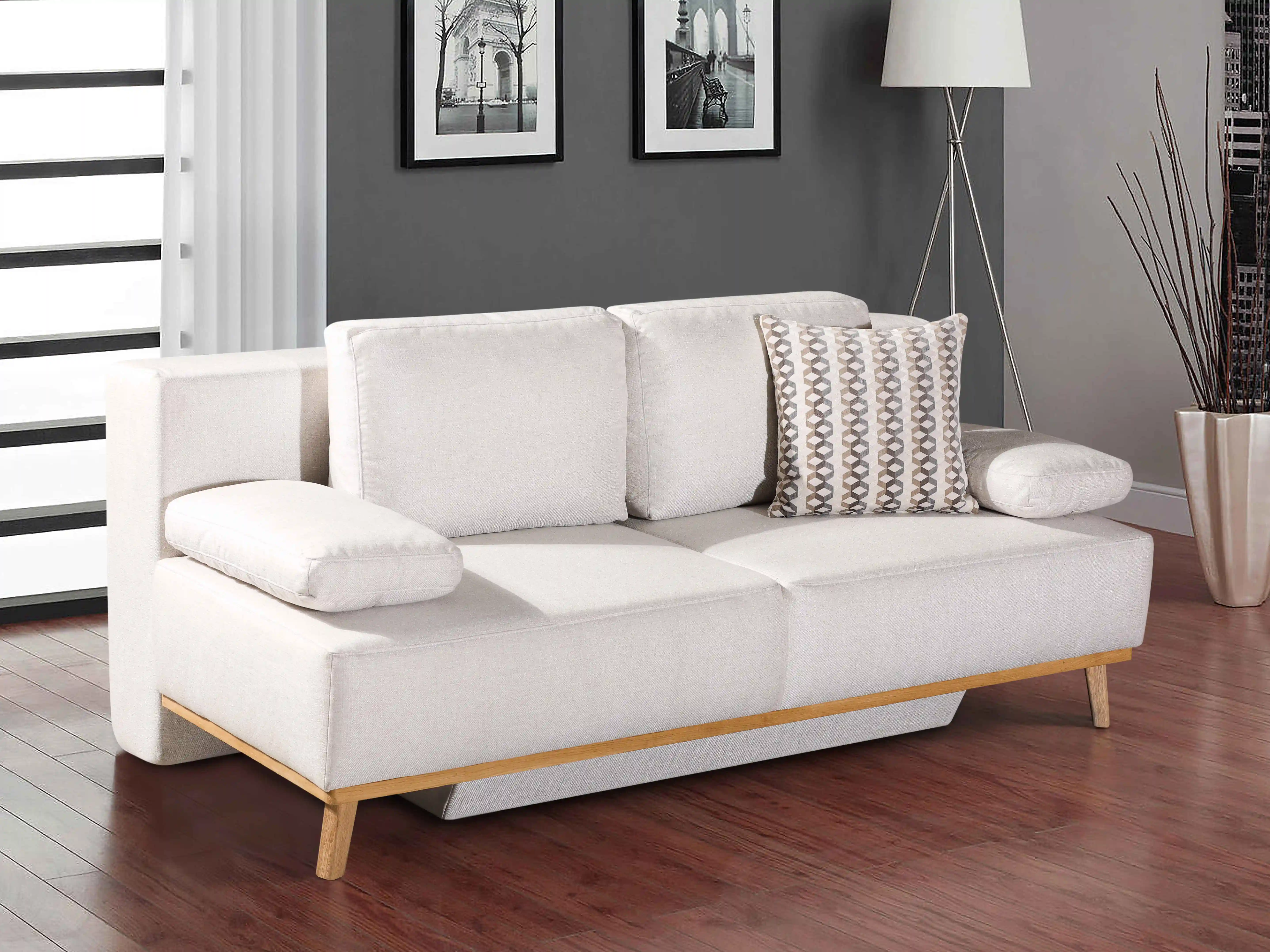 Schlafsofa Renno | Weiß