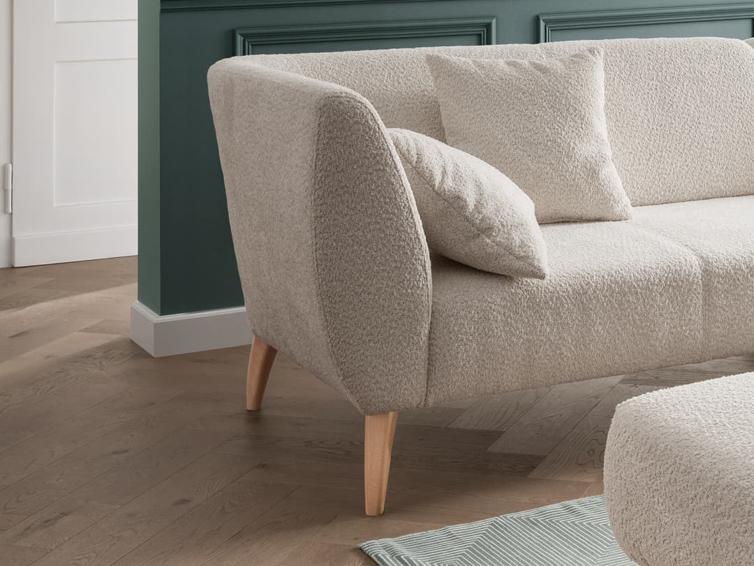Ecksofa Birga | Grün