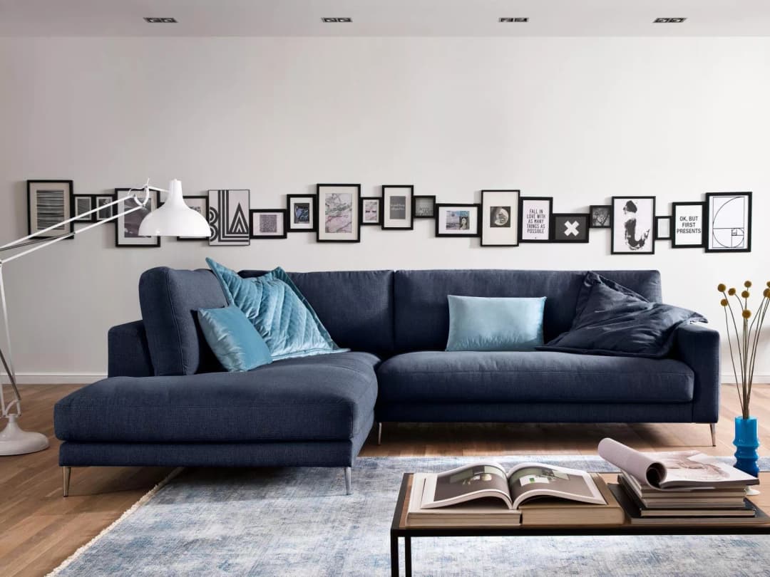 Ecksofa Cortino II | Blau