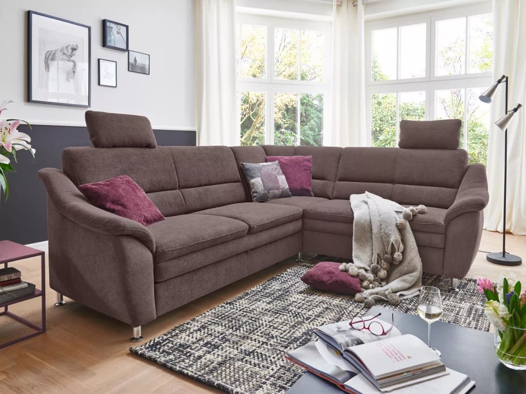 Ecksofa Sanzeno | Grau